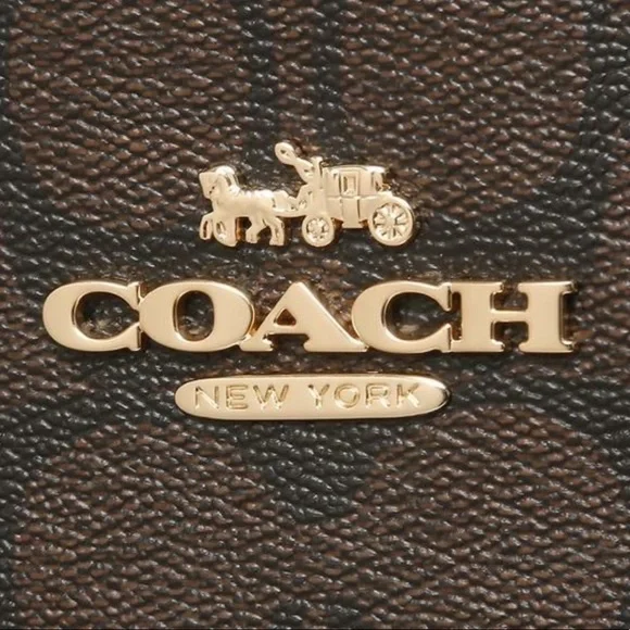 COACH Rowan File Bag In Signature Canvas - Picture 8 of 11
